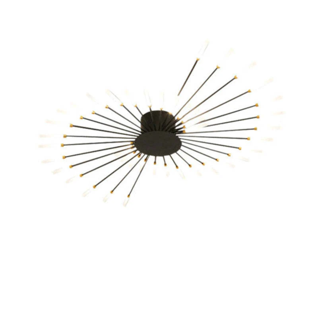 Lámpara de techo moderna con varios brazos de luz para una iluminación potente y elegante.