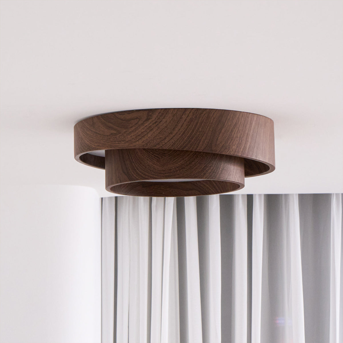 Plafón Walnootlook LED Redondo 40cm 50cm Diseño Moderno