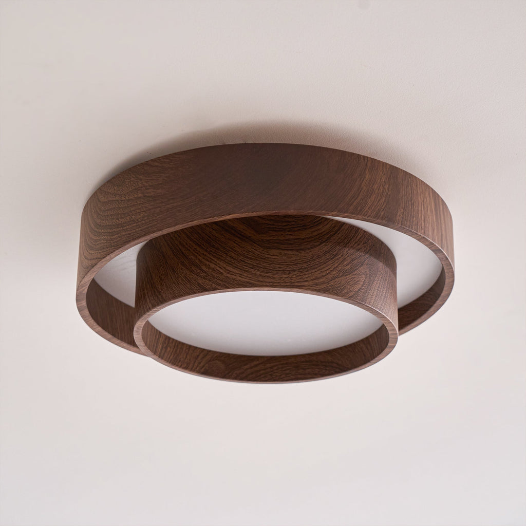 Plafón Walnootlook LED Redondo 40cm 50cm Diseño Moderno