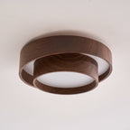 Plafón Walnootlook LED Redondo 40cm 50cm Diseño Moderno