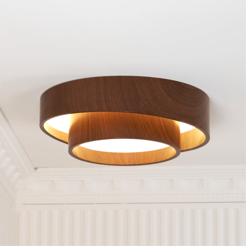 Plafón Walnootlook LED Redondo 40cm 50cm Diseño Moderno