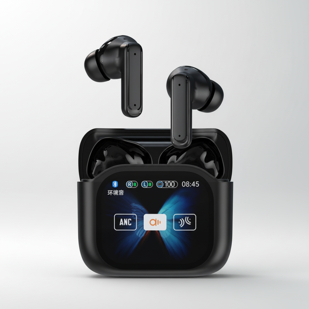 Auriculares traductores inalámbricos con control táctil