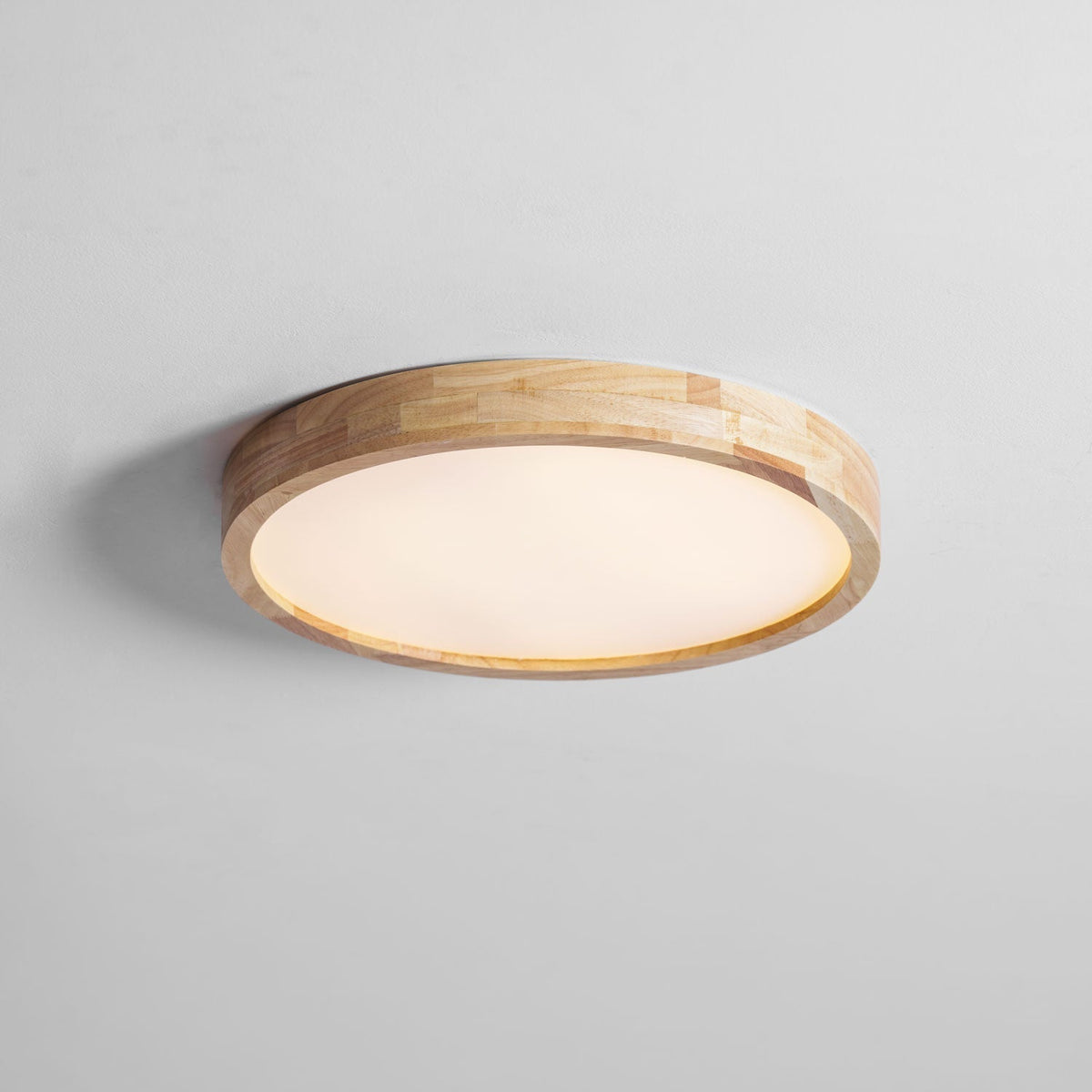 Lámpara de techo geométrica moderna de madera