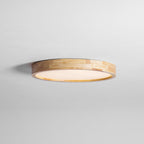 Lámpara de techo geométrica moderna de madera