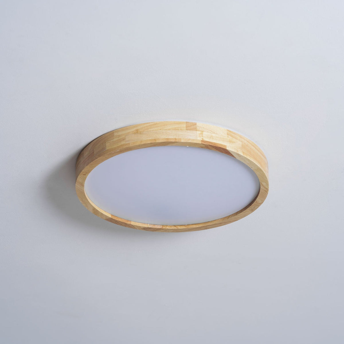 Lámpara de techo geométrica moderna de madera