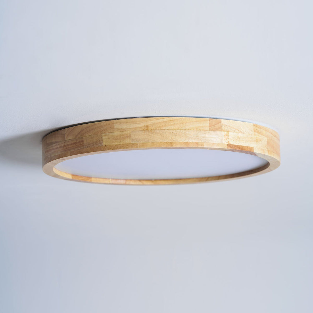 Lámpara de techo geométrica moderna de madera