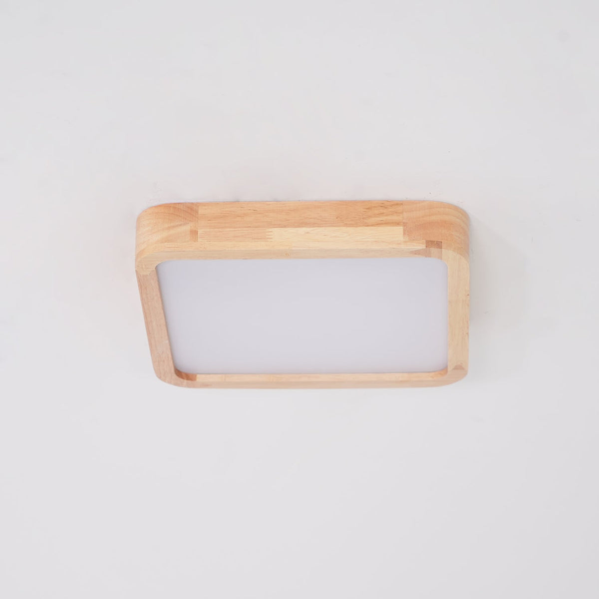 Lámpara de techo geométrica moderna de madera