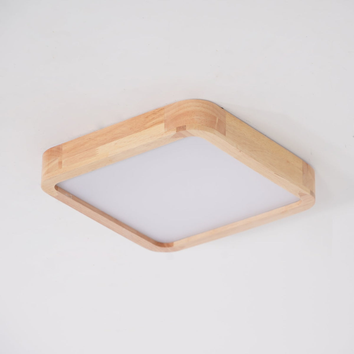 Lámpara de techo geométrica moderna de madera