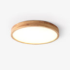 Lámpara de techo geométrica moderna de madera