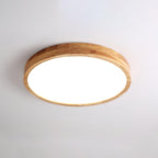 Lámpara de techo geométrica moderna de madera