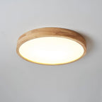 Lámpara de techo geométrica moderna de madera