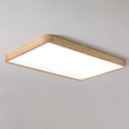 Lámpara de techo geométrica moderna de madera