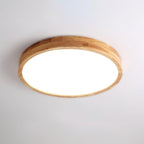 Lámpara de techo geométrica moderna de madera
