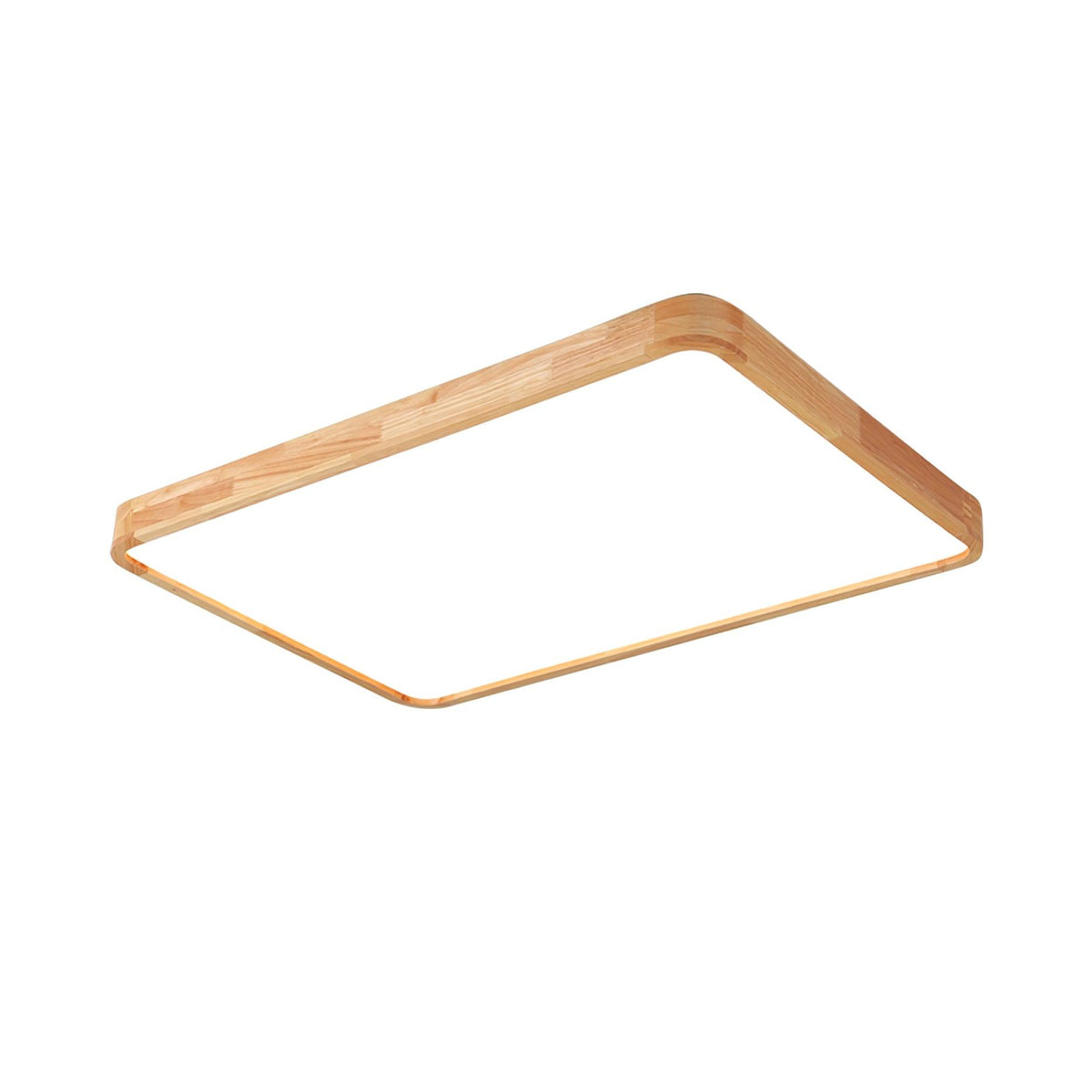 Lámpara de techo geométrica moderna de madera