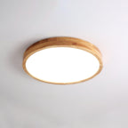 Lámpara de techo geométrica moderna de madera