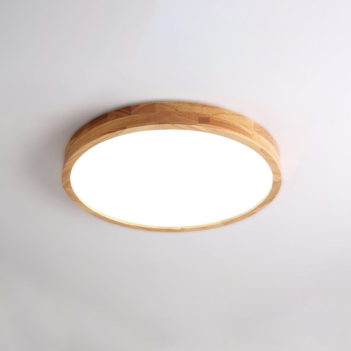 Lámpara de techo geométrica moderna de madera