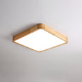 Lámpara de techo geométrica moderna de madera