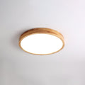Lámpara de techo geométrica moderna de madera