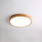Lámpara de techo geométrica moderna de madera