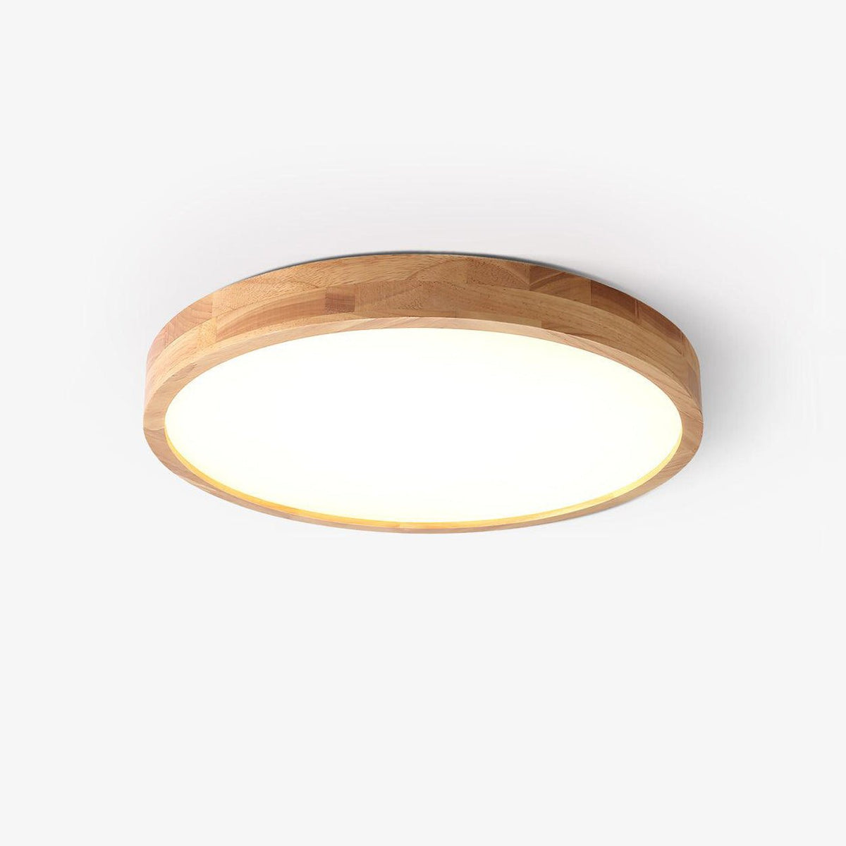 Lámpara de techo geométrica moderna de madera