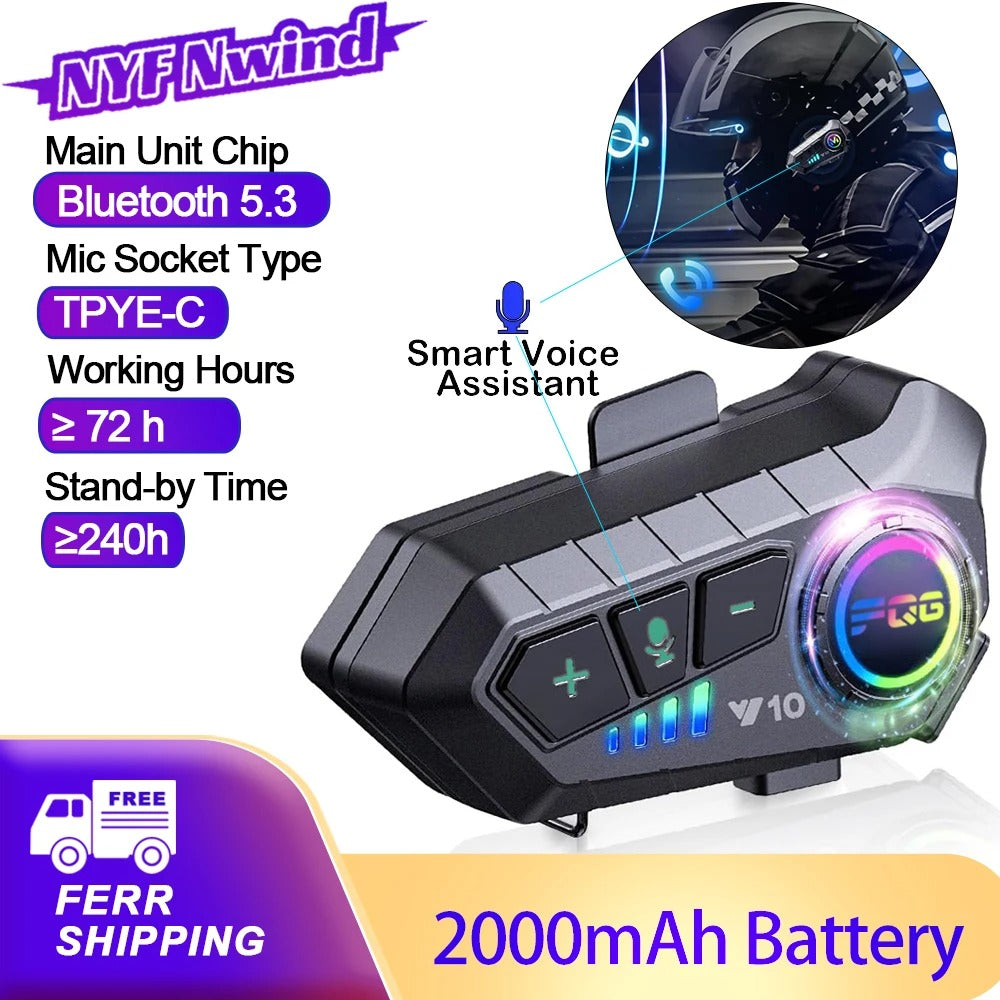 Bluetooth para casco de motocicleta