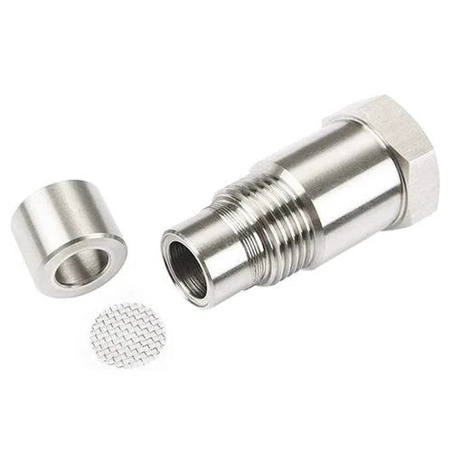 Adaptador de sensor de O2 CEL Fix con mini convertidor catalítico M18x1.5