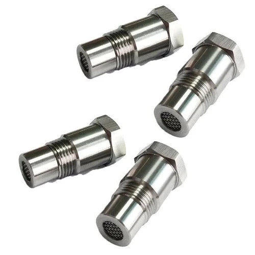 Adaptador de sensor de O2 CEL Fix con mini convertidor catalítico M18x1.5
