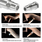 Adaptador de sensor de O2 CEL Fix con mini convertidor catalítico M18x1.5