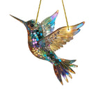 Adorno colgante de colibrí para ventana y pared tipo suncatcher