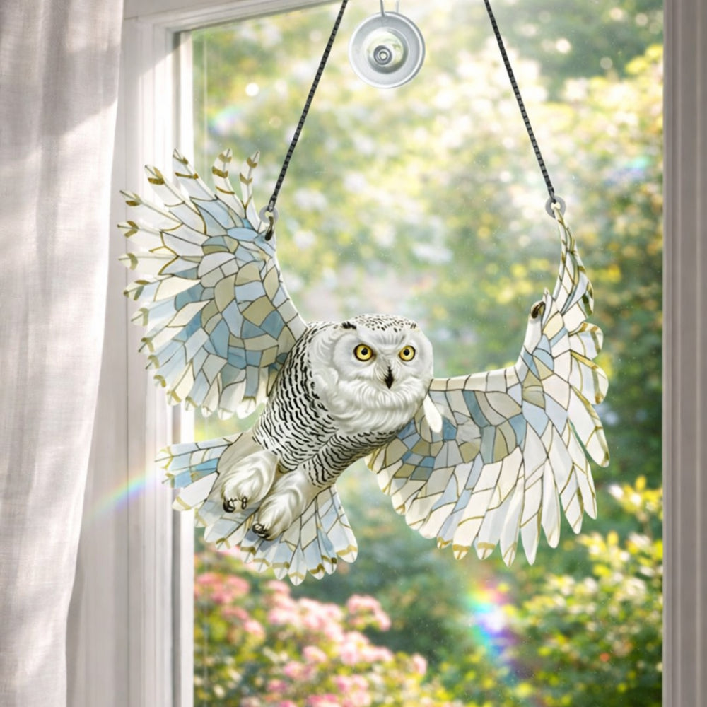 Adorno colgante de colibrí para ventana y pared tipo suncatcher