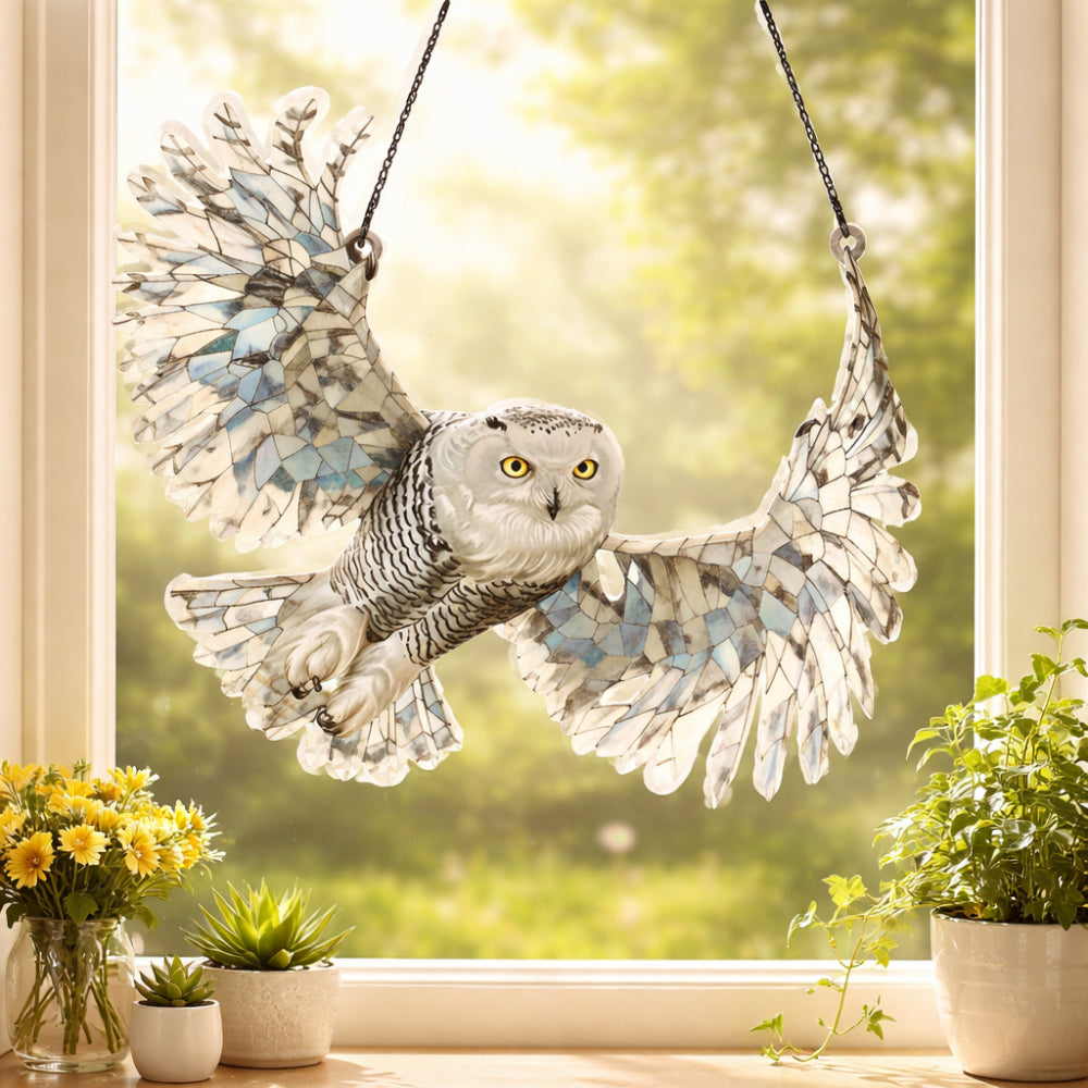 Adorno colgante de colibrí para ventana y pared tipo suncatcher