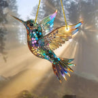 Adorno colgante de colibrí para ventana y pared tipo suncatcher