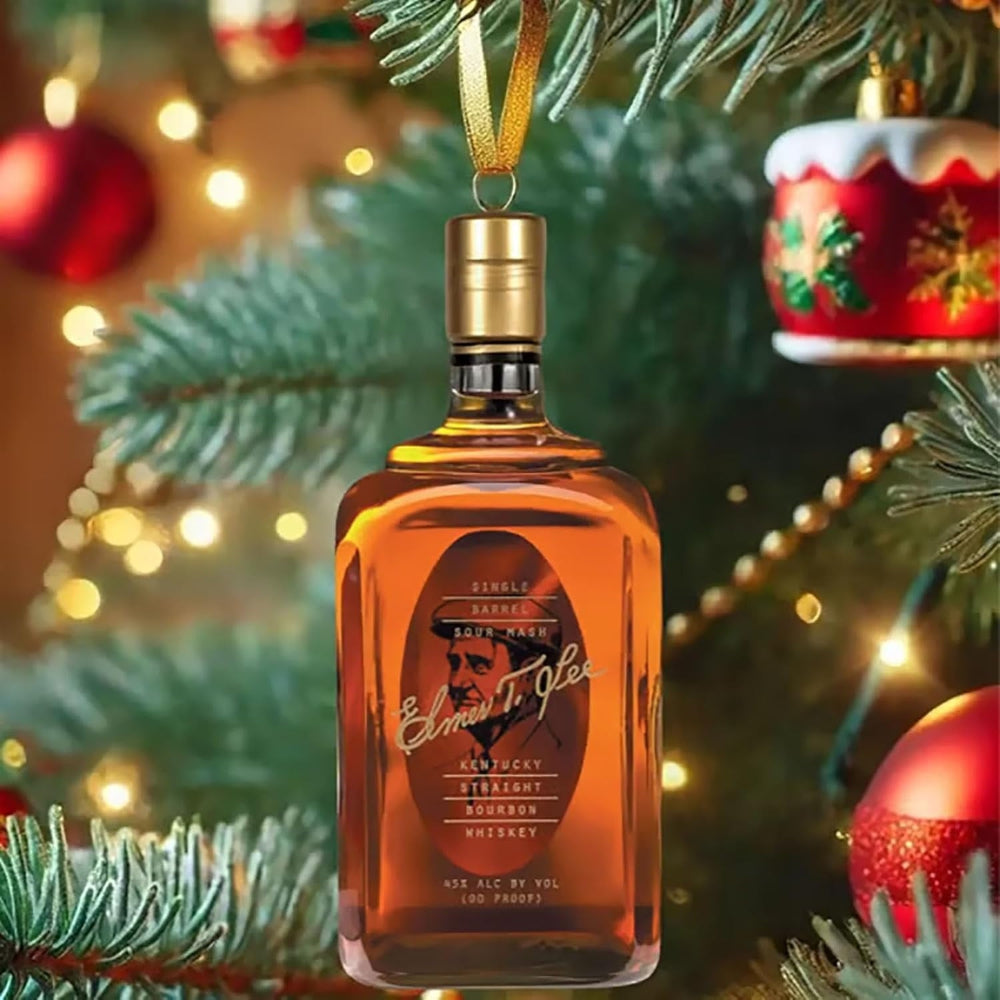 Adorno de calendario de Adviento con cuenta atrás de Whiskey Bourbon para regalar