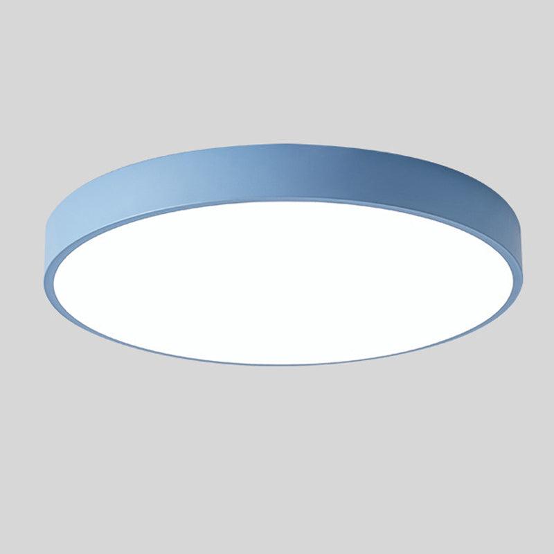 Aelora | Lámpara de techo circular nórdica de madera con luz cálida