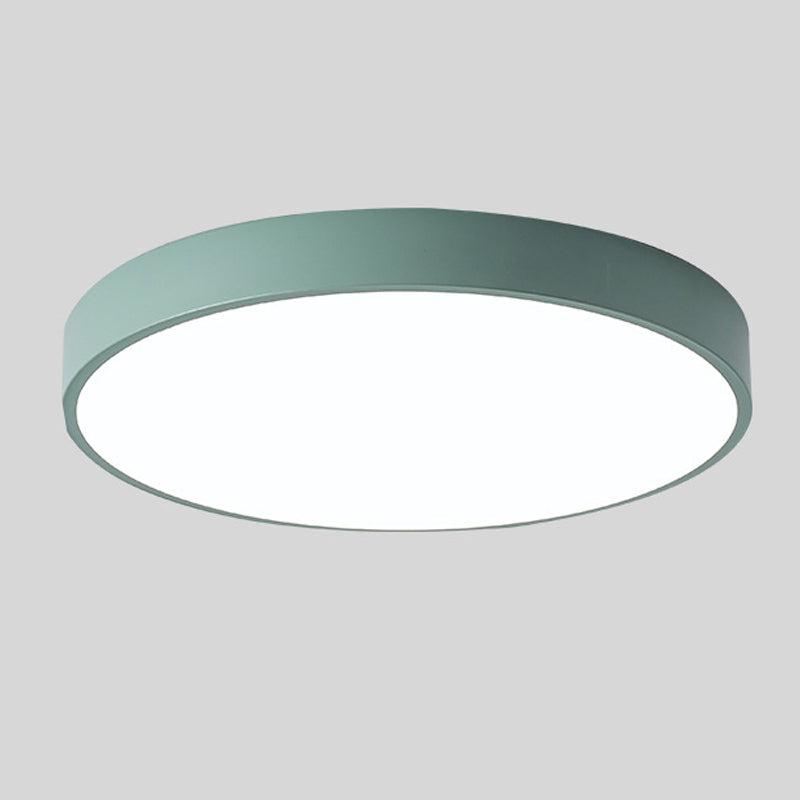 Aelora | Lámpara de techo circular nórdica de madera con luz cálida