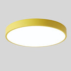 Aelora | Lámpara de techo circular nórdica de madera con luz cálida