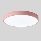 Aelora | Lámpara de techo circular nórdica de madera con luz cálida