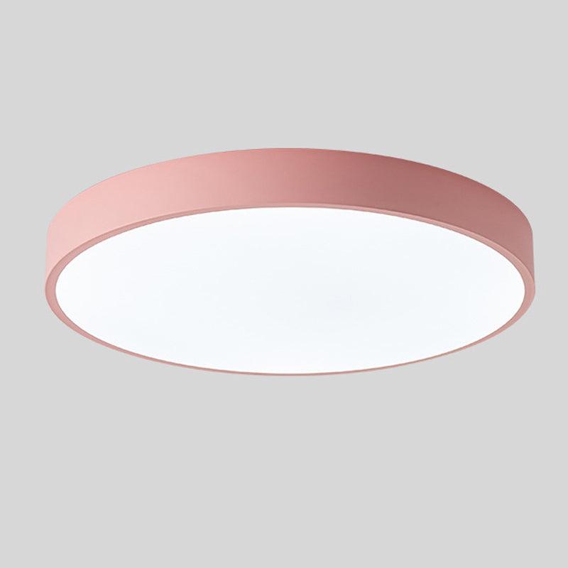 Aelora | Lámpara de techo circular nórdica de madera con luz cálida