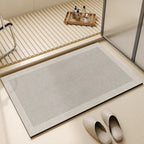 Alfombra de baño superabsorbente | Secado rápido y antideslizante para el suelo del baño