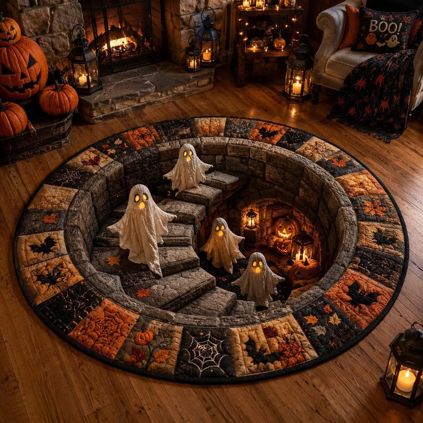 Alfombra de Halloween Esqueleto Vórtex 3D