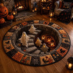 Alfombra de Halloween Esqueleto Vórtex 3D
