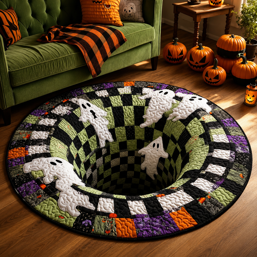Alfombra de Halloween Esqueleto Vórtex 3D