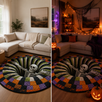 Alfombra de Halloween Esqueleto Vórtex 3D