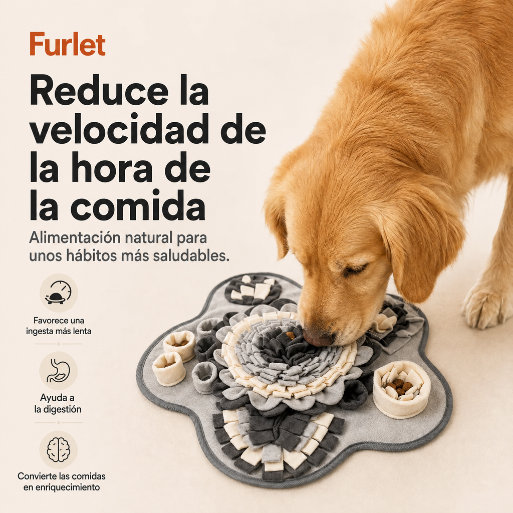 Alfombra olfativa interactiva para perros