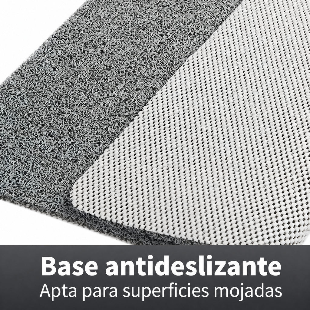 Alfombrilla de ducha antideslizante – Suave, segura, fácil de limpiar, tamaño personalizable, drenaje rápido del agua