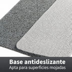 Alfombrilla de ducha antideslizante – Suave, segura, fácil de limpiar, tamaño personalizable, drenaje rápido del agua