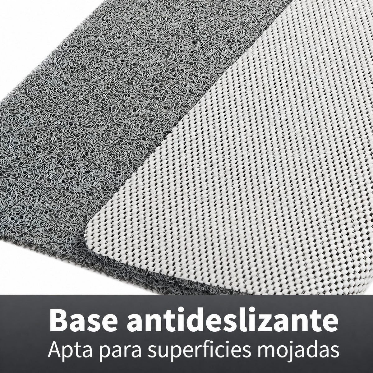 Alfombrilla de ducha antideslizante – Suave, segura, fácil de limpiar, tamaño personalizable, drenaje rápido del agua