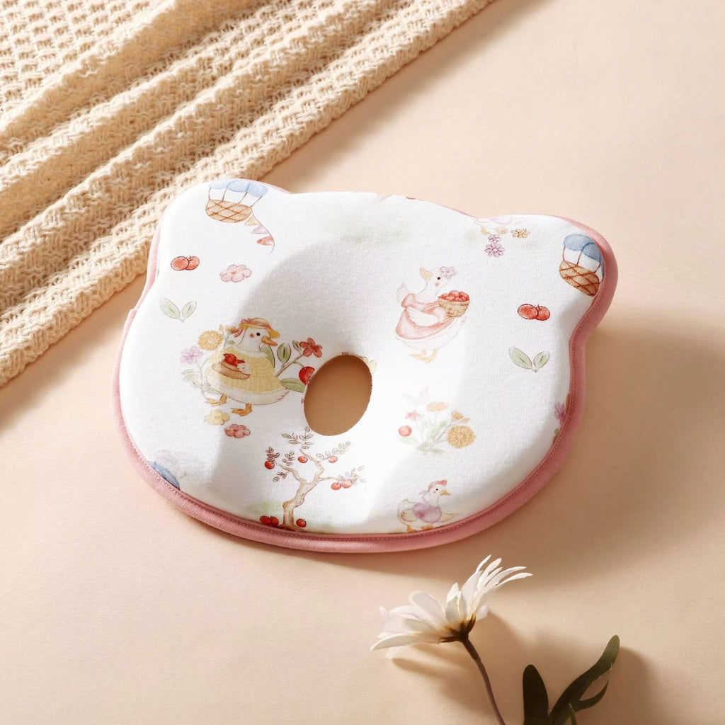 Almohada infantil que previene la cabeza plana - Antidesviación, absorbente del sudor