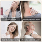Almohadilla eléctrica térmica para cuello y hombros con vibración