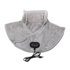 Almohadilla eléctrica térmica para cuello y hombros con vibración
